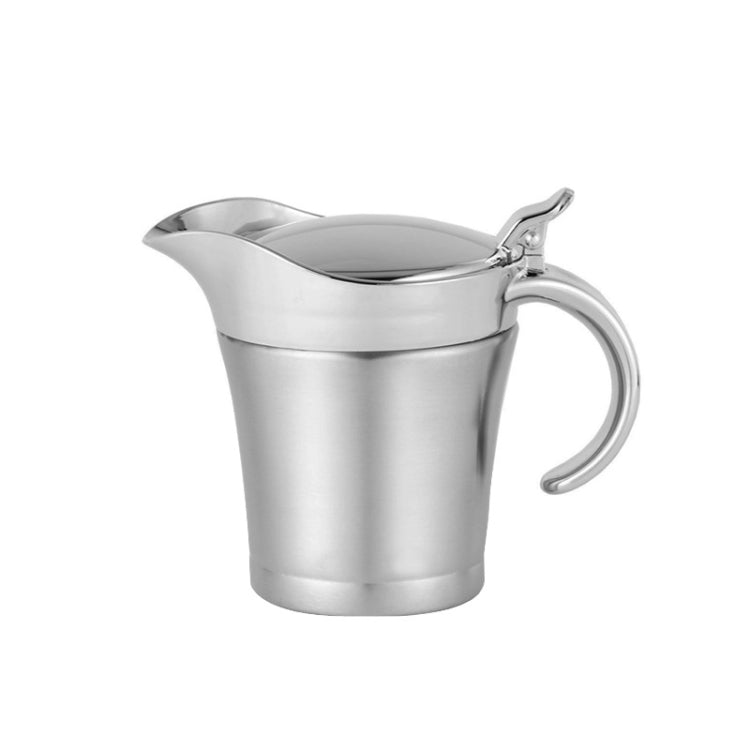 304 Stainless Steel Sauce Cup Steak Sauce Pot Tomato Sauce Bottle Double Insulated Seasoning Pot, Capacity: 450ml, Stainless Steel Sauce Cup 304 Stainless Steel Sauce Cup Steak Sauce Pot Tomato Sauce Bottle Double Insulated Seasoning Pot, Capacity: 450ml, Stainless Steel Sauce Cup