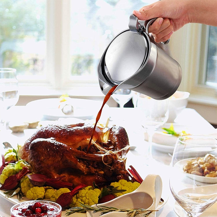 304 Stainless Steel Sauce Cup Steak Sauce Pot Tomato Sauce Bottle Double Insulated Seasoning Pot, Capacity: 450ml, Stainless Steel Sauce Cup 304 Stainless Steel Sauce Cup Steak Sauce Pot Tomato Sauce Bottle Double Insulated Seasoning Pot, Capacity: 450ml, Stainless Steel Sauce Cup