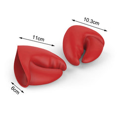 One Pair Lobster Tongs Heat Insulation Gloves Kitchen High Temperature Resistant Silicone Anti-scald Hand Clips, Insulation Gloves