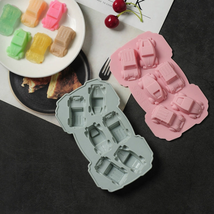6 PCS Creative Cake Chocolate Mold 3D Car Cartoon Household Silicone Baking Ice Tray Mold, 3D Car Shape (Blue), 3D Car Shape(Pink) 6 PCS Creative Cake Chocolate Mold 3D Car Cartoon Household Silicone Baking Ice Tray Mold, 3D Car Shape (Blue), 3D Car Shape(Pink)