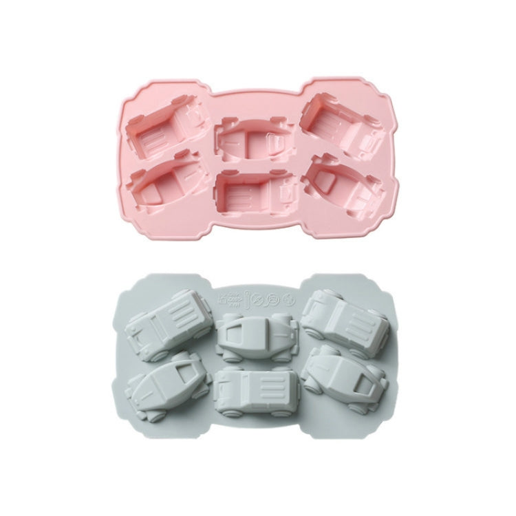 6 PCS Creative Cake Chocolate Mold 3D Car Cartoon Household Silicone Baking Ice Tray Mold, 3D Car Shape (Blue), 3D Car Shape(Pink) 6 PCS Creative Cake Chocolate Mold 3D Car Cartoon Household Silicone Baking Ice Tray Mold, 3D Car Shape (Blue), 3D Car Shape(Pink)