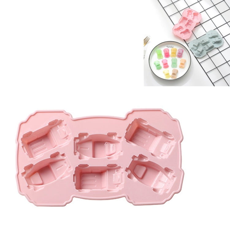 6 PCS Creative Cake Chocolate Mold 3D Car Cartoon Household Silicone Baking Ice Tray Mold, 3D Car Shape (Blue), 3D Car Shape(Pink) 6 PCS Creative Cake Chocolate Mold 3D Car Cartoon Household Silicone Baking Ice Tray Mold, 3D Car Shape (Blue), 3D Car Shape(Pink)