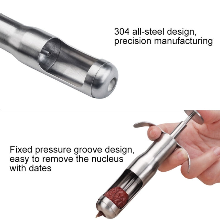 Stainless Steel Red Date Pitting Device Cherry Fruit Coring Device, Small, Large Stainless Steel Red Date Pitting Device Cherry Fruit Coring Device, Small, Large