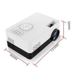 S261/J16 Home Mini HD 1080P Portable LED Projector, Support TF Card / AV / U Disk