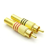 30 PCS RCA Lotus Head AV Audio and Video Plug Plum Blossom Plug Lotus Head RCA Head, 30pcs