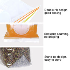 Sealed Bag Fresh Food Packaging Bag Household Thickened Refrigerator Storage Plastic Bag, Small (30 Pieces / Set), Medium (25 Pieces / Set), Large (15 Pieces / Set)