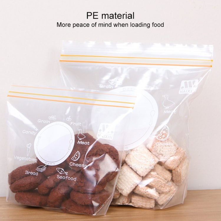 Sealed Bag Fresh Food Packaging Bag Household Thickened Refrigerator Storage Plastic Bag, Small (30 Pieces / Set), Medium (25 Pieces / Set), Large (15 Pieces / Set) Sealed Bag Fresh Food Packaging Bag Household Thickened Refrigerator Storage Plastic Bag, Small (30 Pieces / Set), Medium (25 Pieces / Set), Large (15 Pieces / Set)