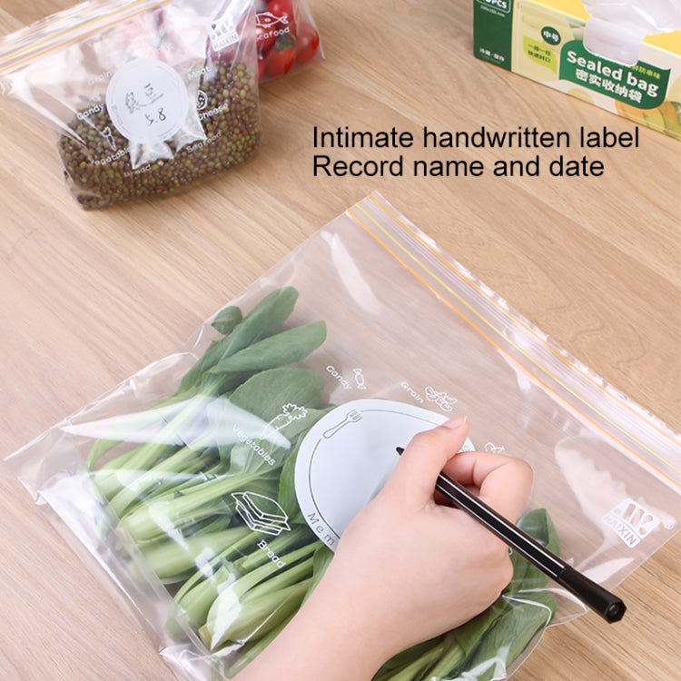 Sealed Bag Fresh Food Packaging Bag Household Thickened Refrigerator Storage Plastic Bag, Small (30 Pieces / Set), Medium (25 Pieces / Set), Large (15 Pieces / Set) Sealed Bag Fresh Food Packaging Bag Household Thickened Refrigerator Storage Plastic Bag, Small (30 Pieces / Set), Medium (25 Pieces / Set), Large (15 Pieces / Set)