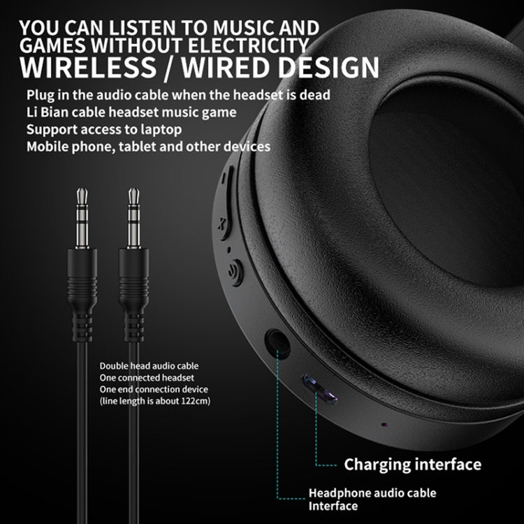 SH33 Bluetooth Wired Dual-mode RGB Headset Mobile Phone Heavy Bass Noise Reduction Gaming Headset SH33 Bluetooth Wired Dual-mode RGB Headset Mobile Phone Heavy Bass Noise Reduction Gaming Headset