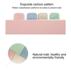 Wheat Straw Classification Cutting Board Set Multi-purpose Non-slip Cutting Board, Wheat Straw