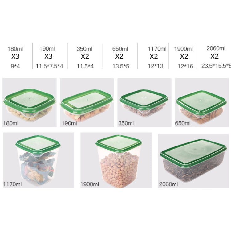 16 in 1 Household Fresh-keeping Box Set Refrigerator Freezing&Refrigerating Multifunctional Storage Box Set, Household Fresh-keeping Box 16 in 1 Household Fresh-keeping Box Set Refrigerator Freezing&Refrigerating Multifunctional Storage Box Set, Household Fresh-keeping Box
