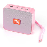 T&G TG166 Color Tragbarer kabelloser kleiner Bluetooth-Lautsprecher, Pink, Blau, Braun, Gelb, Schwarz, Rot, Silbergrau, Orange, Grün, Hellblau
