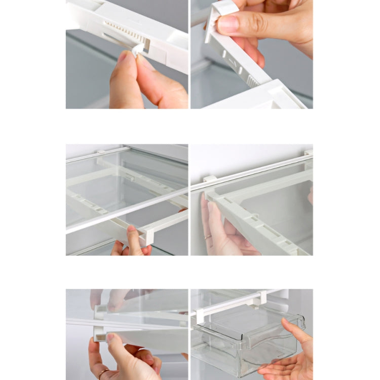 Refrigerator Storage Box Drawer Type Square Household Multifunctional Food Preservation Box, 1 Egg Box, 1 Fresh Box, 2 Egg Box, 2 Fresh Box, 1 Egg Box + 1 Fresh Box, 1 Box Without Hook Refrigerator Storage Box Drawer Type Square Household Multifunctional Food Preservation Box, 1 Egg Box, 1 Fresh Box, 2 Egg Box, 2 Fresh Box, 1 Egg Box + 1 Fresh Box, 1 Box Without Hook