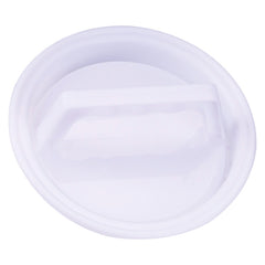 Round Shape Hamburger Press Food-Grade Plastic Hamburger Meat Beef Grill Burger Press Patty Maker Mold Mould Kitchen Tool, 2PCS White