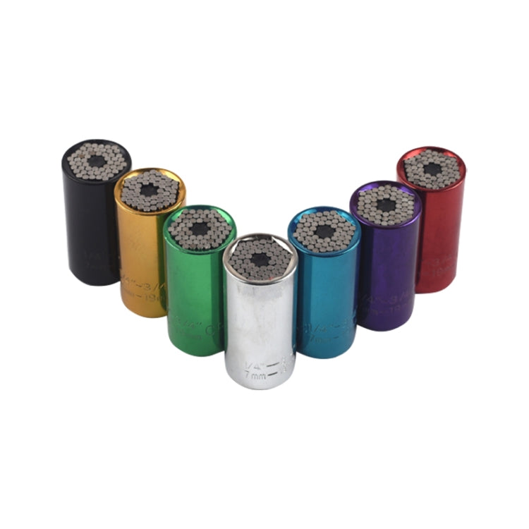 2 Pcs/Set Universal Torque Wrench Head Set Socket Sleeve 7-19mm Power Drill Ratchet Bushing Spanner Key Magic Multi Hand Tools 2 Pcs/Set Universal Torque Wrench Head Set Socket Sleeve 7-19mm Power Drill Ratchet Bushing Spanner Key Magic Multi Hand Tools