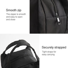 Portable Lunch Bag Thermal Insulated Lunch Box Tote Cooler Bag Bento Pouch Lunch Container School Food Storage Bags, Black, Bento Storage Bags