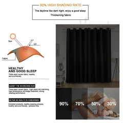High-precision Curtain Shade Cloth Insulation Solid Curtain