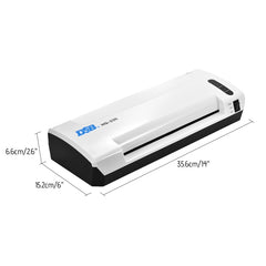 DSB HQ236 Laminator A4 File Laminating Machine Photo Sealing Machine Cold Laminating Thermoplastic Machine with Paper Trimmer Cutter
