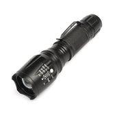 T02 Pen Clip Mini Flashlight T6 Telescopic Zoom Led Flashlight Outdoor Waterproof Long Shot Glare Flashlight