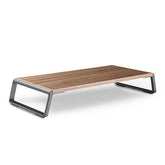 Monitor Stand Riser with Metal Feet for iMac MacBook LCD Display Printer, Lapdesk Tabletop Organizer Sturdy Platform Save Space