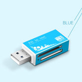 Multi in 1 Memory SD Card Reader for Memory Stick Pro Duo Micro SD,TF,M2,MMC,SDHC MS Card