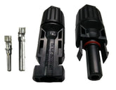 Conector MC4 macho hembra 30A 1000V Serie de derivación de paneles solares
