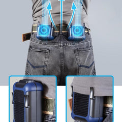 Wall-mounted Fan Outdoor USB Charging Waist-mounted Portable Fan