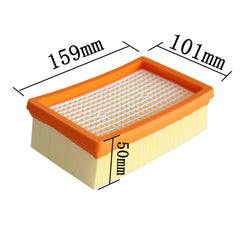 2 PCS Vacuum Cleaner Filter Element Flat Filter Mesh Accessories for Karcher Mv4/Mv5