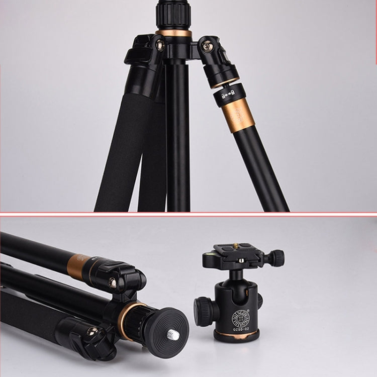 Q222 Portable 4-Section Folding Legs Aluminum Alloy Tripod Mount Monopod Holder with Ball Heads Q222 Portable 4-Section Folding Legs Aluminum Alloy Tripod Mount Monopod Holder with Ball Heads