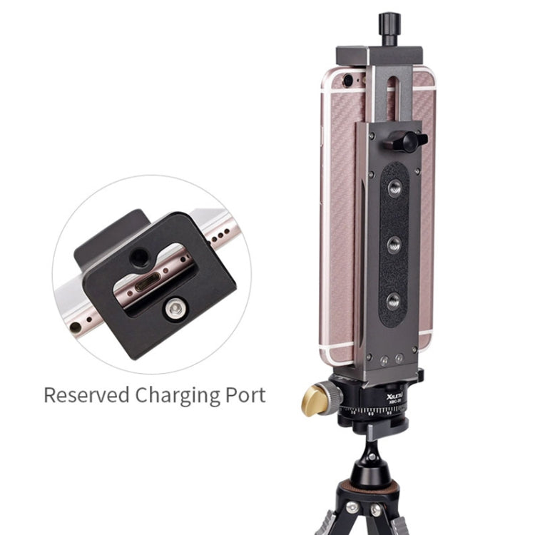 Xiletu Xj15 Live Broadcast Desktop Full Metal Tripod Mount Tablet Pc Phone Clamp With 1/4 Inch Screw Holes & Cold Shoe Base Xiletu Xj15 Live Broadcast Desktop Full Metal Tripod Mount Tablet Pc Phone Clamp With 1/4 Inch Screw Holes & Cold Shoe Base