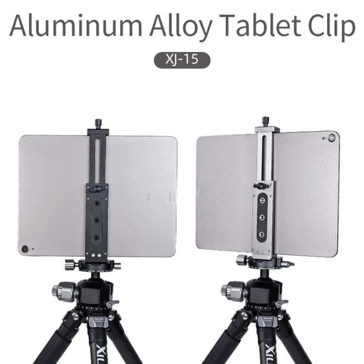 Xiletu Xj15 Live Broadcast Desktop Full Metal Tripod Mount Tablet Pc Phone Clamp With 1/4 Inch Screw Holes & Cold Shoe Base Xiletu Xj15 Live Broadcast Desktop Full Metal Tripod Mount Tablet Pc Phone Clamp With 1/4 Inch Screw Holes & Cold Shoe Base