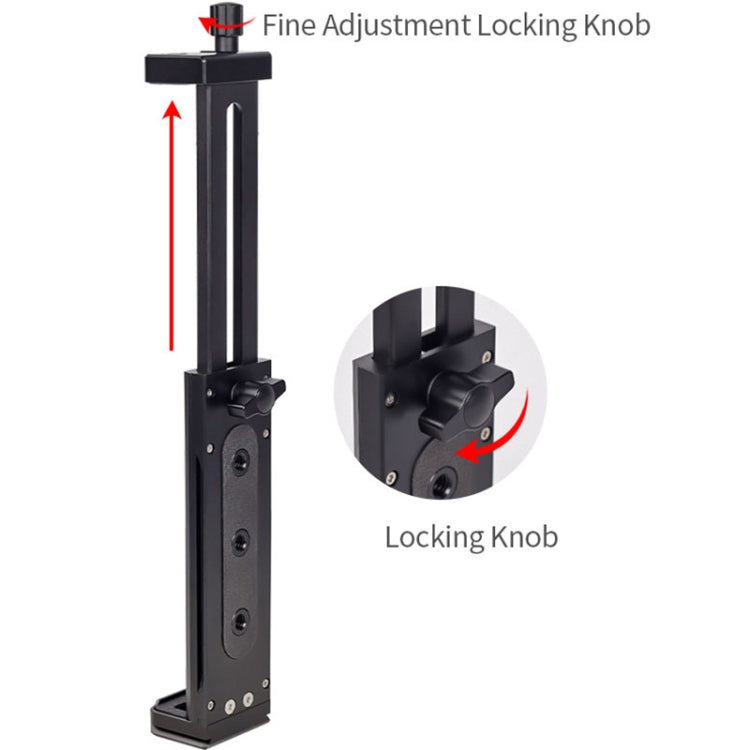 Xiletu Xj15 Live Broadcast Desktop Full Metal Tripod Mount Tablet Pc Phone Clamp With 1/4 Inch Screw Holes & Cold Shoe Base Xiletu Xj15 Live Broadcast Desktop Full Metal Tripod Mount Tablet Pc Phone Clamp With 1/4 Inch Screw Holes & Cold Shoe Base