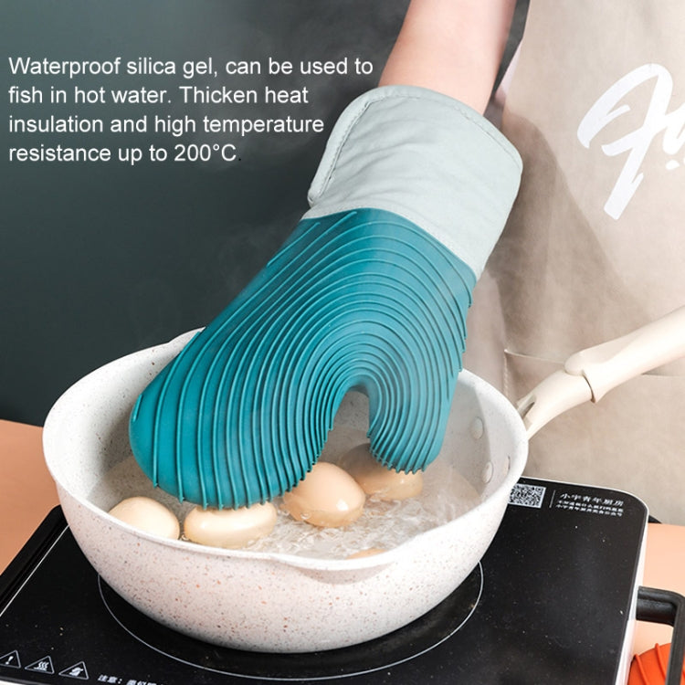 Thickened Silicone Gloves Household Microwave Oven Anti-Scald Insulation Glove, Pink, Light blue, Lake Blue Thickened Silicone Gloves Household Microwave Oven Anti-Scald Insulation Glove, Pink, Light blue, Lake Blue