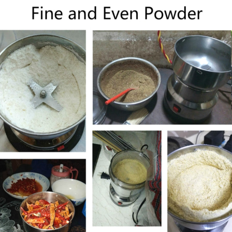Daisheng Medicinal Material Grinder Powder Machine Household Small Stainless Steel Grinder, CN Plug, US Plug, EU Plug, UK Plug Daisheng Medicinal Material Grinder Powder Machine Household Small Stainless Steel Grinder, CN Plug, US Plug, EU Plug, UK Plug