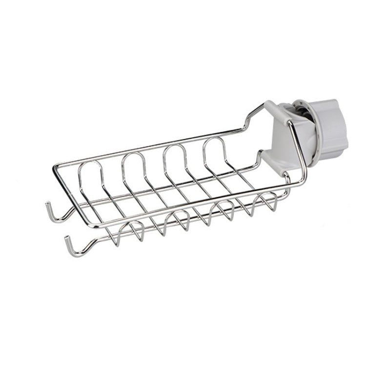 Faucet Rack Stainless Steel Perforated Free Kitchen Sink Storage Rack Rag Sponge Drain Rack, Type A, Type B, Type C Faucet Rack Stainless Steel Perforated Free Kitchen Sink Storage Rack Rag Sponge Drain Rack, Type A, Type B, Type C
