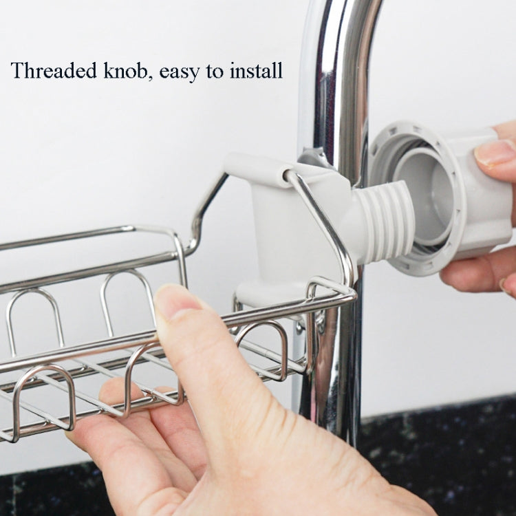 Faucet Rack Stainless Steel Perforated Free Kitchen Sink Storage Rack Rag Sponge Drain Rack, Type A, Type B, Type C Faucet Rack Stainless Steel Perforated Free Kitchen Sink Storage Rack Rag Sponge Drain Rack, Type A, Type B, Type C