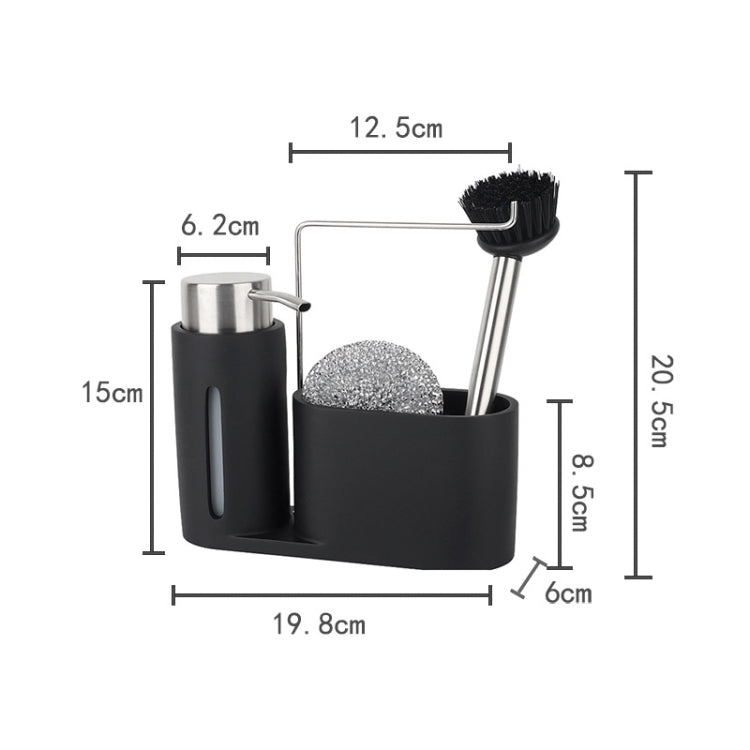 Soap Dispenser Kitchen Sink Steel Wire Ball Pot Brush Rag Storage Rack Set, Brush Rag Storage Rack Set Soap Dispenser Kitchen Sink Steel Wire Ball Pot Brush Rag Storage Rack Set, Brush Rag Storage Rack Set