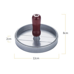 Burger Meat Press Meat Patties Mould Meat Press Burger Maker, 1PC Brown Handle