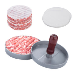 Burger Meat Press Meat Patties Mould Meat Press Burger Maker, 1PC Brown Handle
