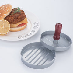 Burger Meat Press Meat Patties Mould Meat Press Burger Maker, 1PC Brown Handle