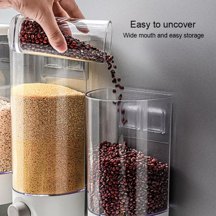 Wall-Mounted Miscellaneous Grain Storage Box Kitchen Large-Capacity Push-Type Sealed Tank, Medium, Large Wall-Mounted Miscellaneous Grain Storage Box Kitchen Large-Capacity Push-Type Sealed Tank, Medium, Large