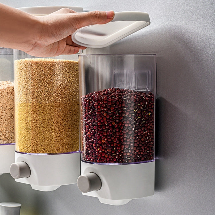 Wall-Mounted Miscellaneous Grain Storage Box Kitchen Large-Capacity Push-Type Sealed Tank, Medium, Large Wall-Mounted Miscellaneous Grain Storage Box Kitchen Large-Capacity Push-Type Sealed Tank, Medium, Large
