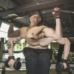 EADEN Pull-ups Booster Gloves Horizontal Bar Non-slip Wrist Assist Belt Fitness Bracer, S, M