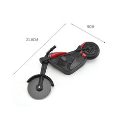 Stainless Steel Motorcycle Shape Pizza Cutter Roller Cutting Pizza Tool, Motorcycle
