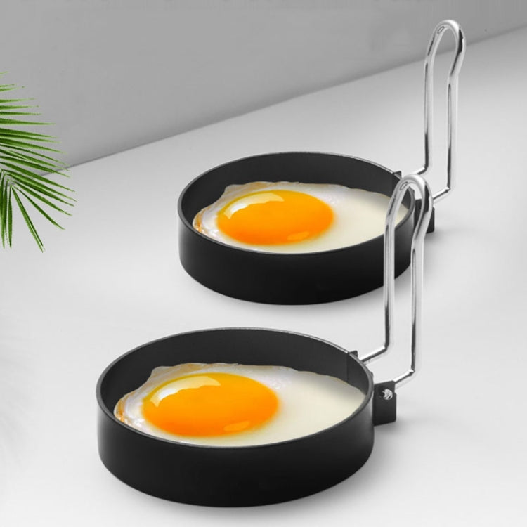 2-Pack Egg Ring Iron Spray Non-Stick Round Omelette Model Omelette Mold with Brush 2-Pack Egg Ring Iron Spray Non-Stick Round Omelette Model Omelette Mold with Brush