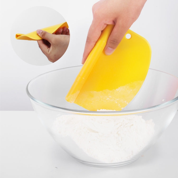 Stainless Steel Dough Cutter Scraper With Scale Cutter Baking Tools, 2 PCS  Noodle Cutter (Yellow) Stainless Steel Dough Cutter Scraper With Scale Cutter Baking Tools, 2 PCS  Noodle Cutter (Yellow)