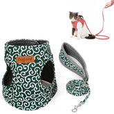 Arnés de pecho con cuerda de tracción para gatos DogLemi Pet, tipo chaleco, traje de tracción, cuerda para caminar para gatos, XS, S
