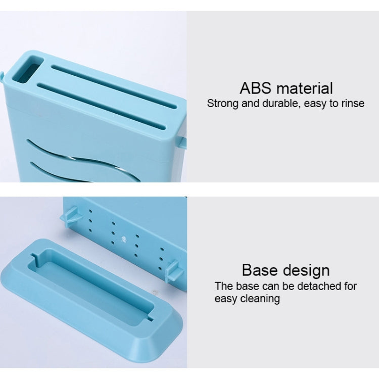 Kitchen Multifunctional Three-Hole Invisible Knife Holder Hollow Drain Kitchenware Storage Rack Kitchen Multifunctional Three-Hole Invisible Knife Holder Hollow Drain Kitchenware Storage Rack