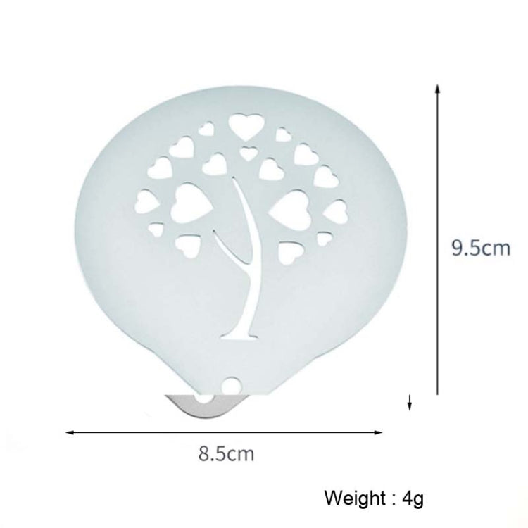 6 PCS Stainless Steel Garland Mold Fancy Coffee Printing Model Coffee Milk Foam Spray Pattern Template Random Style Delivery, 6 PCS 6 PCS Stainless Steel Garland Mold Fancy Coffee Printing Model Coffee Milk Foam Spray Pattern Template Random Style Delivery, 6 PCS