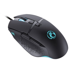 Ratón para juegos con cable USB luminoso iMICE T91 de 8 teclas y 7200 DPI, longitud del cable: 1,8 m
